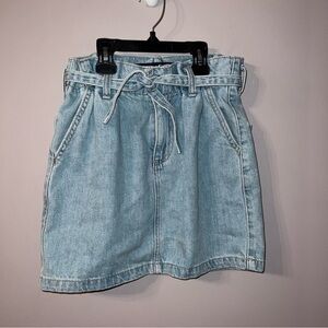 Light blue Hollister Co 00 W23 ultra high-rise mini skirt